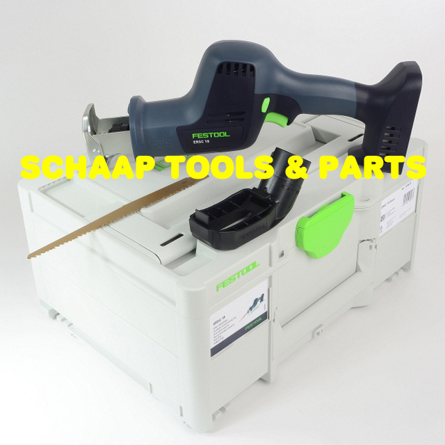 Festool Accu Reciprozaag ERSC 18 EB-Basic met afzuigadapter in SYS3 M 187 | 578691